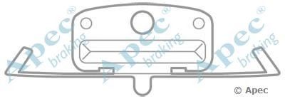 APEC BRAKING kit1028 -  Комплектующие, тормозные колодки